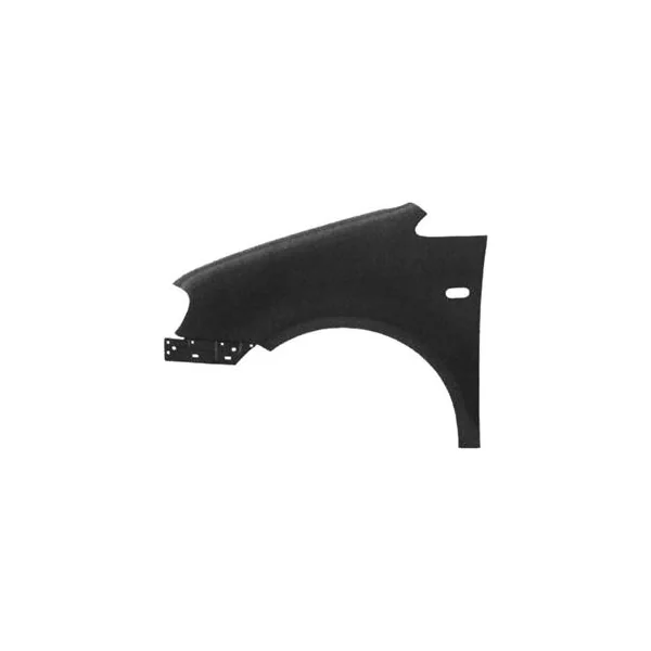 Aile avant gauche pour VOLKSWAGEN CADDY III phase 1, 2004-2010, trou feu clignotant, à peindre