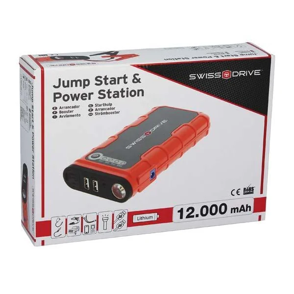 Booster lithium 12000mah 12v