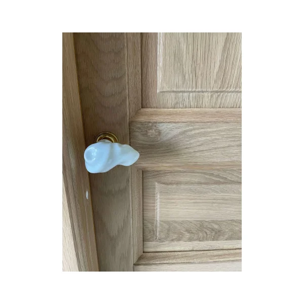 Bouton de porte en porcelaine originale Merigous Guimard