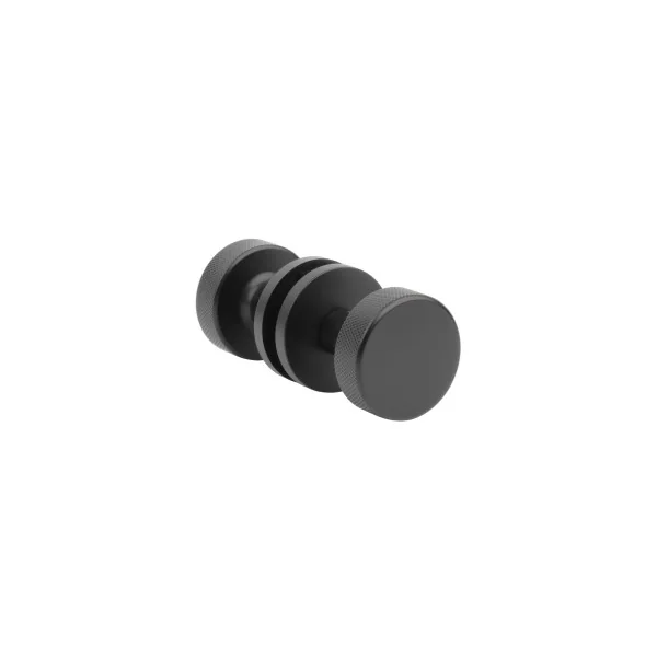 Bouton de porte noire TUJA