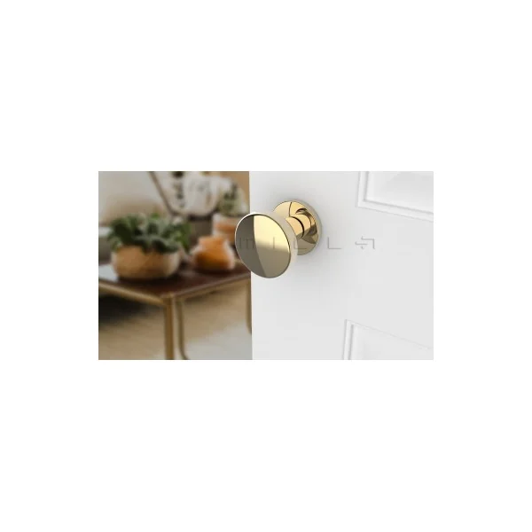 Bouton de porte Or MESA Rond mobile