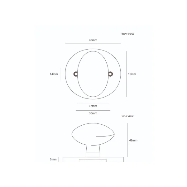 Bouton de porte rétro - industrielle en fer 1018 ronde