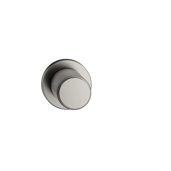 Bouton de porte texturée graphite Time