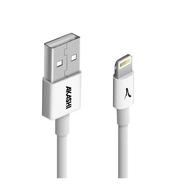 Cable compatible lightning blanc - AKASHI