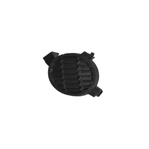 Cache feu antibrouillard gauche pour NISSAN MICRA III (K12) ph.2, 2005-2007, noir, pare chocs avant