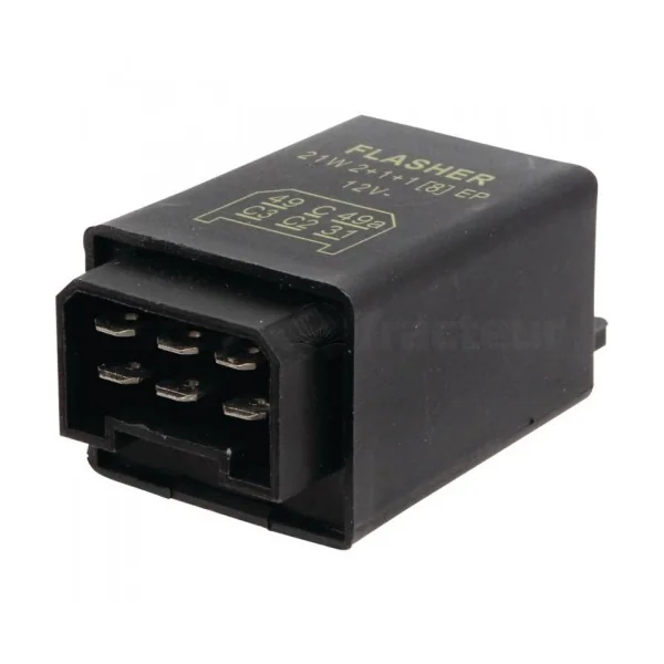 Centrale clignotante 2+1+1, 8x21W/12v, avec support - Fendt - Ancien