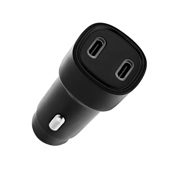 Chargeur allume-cigares 2XType-C 40W premium - TNB
