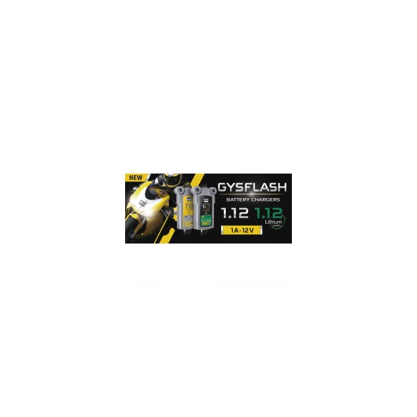 Chargeur de batterie GYSFLASH Lithium 6.12 pour batterie 12V de 1.2 à 125ah 029729
