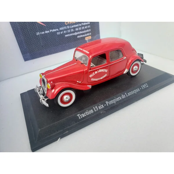Citroën - Traction 15 Six - Pompiers de Lannepax - 1952