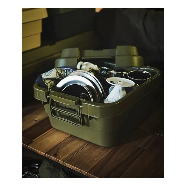 Coffre transport empilable 18L Olive - GORDON MILLER