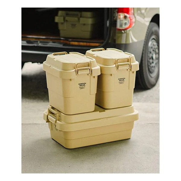 Coffre transport empilable bas 30L Crème - GORDON MILLER