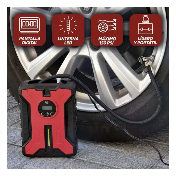 Compresseur 12v/8bar digital sd - SWISSDRIV
