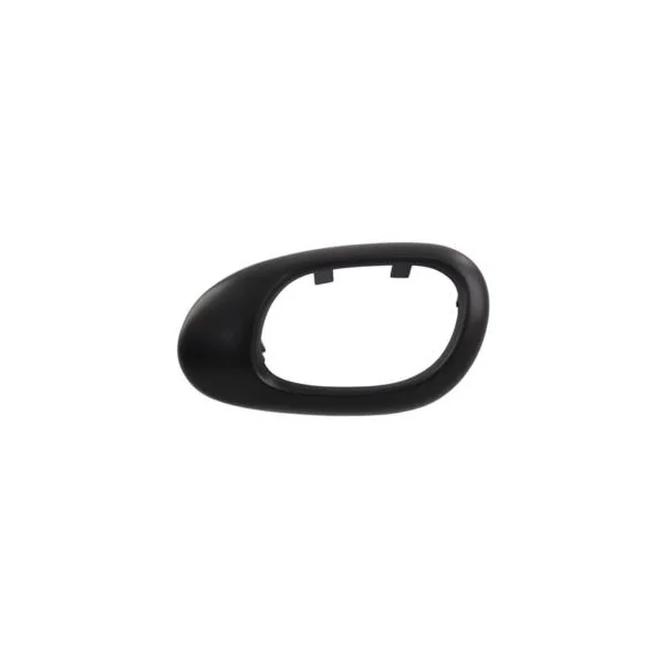 Contour de poignée de porte avant ou arrière gauche pour PEUGEOT 206, 1998 à 2009, Noire, Neuve