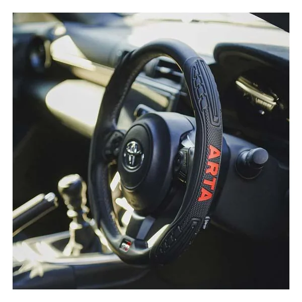 COUVRE-VOLANT PART NOIR/ROUGE - ARTA