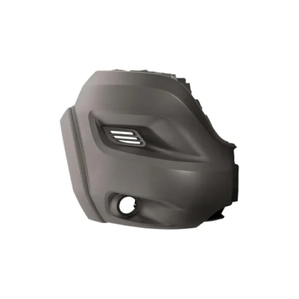 Crosse pare chocs avant droit pour CITROËN JUMPER II phase 2 2014-2023, (Heavy), embout gris, avec élargisseur,trou AB