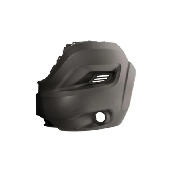Crosse pare chocs avant gauche pour FIAT DUCATO III phase 2 2014-2023, embout gris, sans élargisseur, antibrouillard