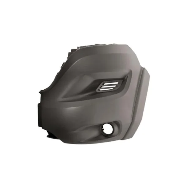 Crosse pare chocs avant gauche pour FIAT DUCATO III phase 2 2014-2023 Heavy, embout gris, avec élargisseur, trou AB