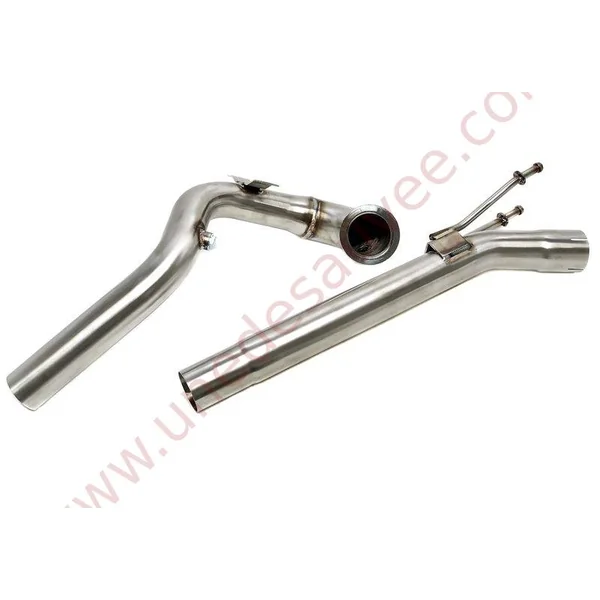 DOWNPIPE INOX 56MM 06VW027 POUR AUDI A1 8X / SEAT IBIZA 6J / SKODA FABIA 5J / VOLKSWAGEN POLO 6R 1.6 TDI 75 À 105 CH (2009-2015)