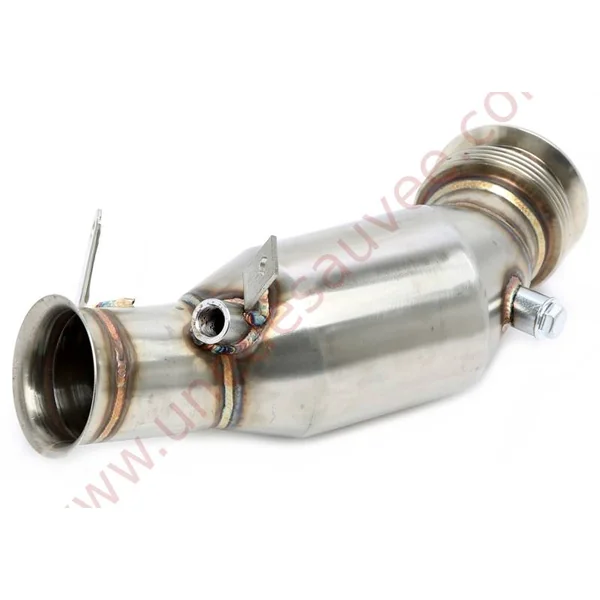 DOWNPIPE INOX AVEC CATALYSEUR 90MM RÉFÉRENCE 06BM042 POUR BMW SÉRIE 1 F20 F21 M135I ET SÉRIE 3 F30 F31 F34 335I MOTEUR N55 306 À 326 CH JUSQU’À 06/2013