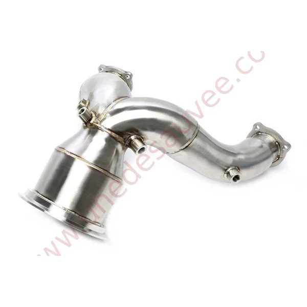 DOWNPIPE INOX AVEC CATALYSEUR SPORT 76MM RÉFÉRENCE 06AU016 POUR AUDI S4 B9 / S5 F5 3.0 TFSI 354 CH (2019-)