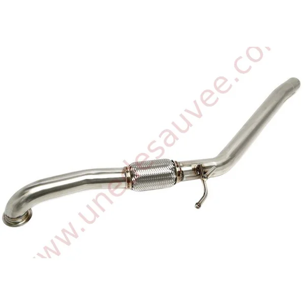 DOWNPIPE INOX AVEC FLEXIBLE 56MM 06AU043 POUR AUDI A3 8P / SEAT ALTEA 5P / LEON 1P / TOLEDO 5P / SKODA OCTAVIA 1Z / VOLKSWAGEN GOLF 5 1K / GOLF PLUS 5M / JETTA 1K / TOURAN 1T 1.9 TDI ET 2.0 TDI 90 À 140 CH (2003-2015)