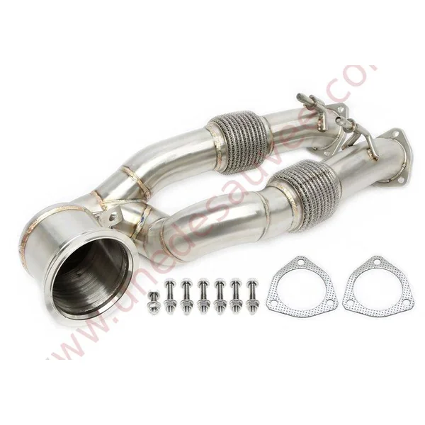 DOWNPIPE INOX SANS CATALYSEUR 70MM RÉFÉRENCE 06AU029 POUR AUDI TT RS 8J / AUDI RS3 8P / AUDI Q3 RS 8U 2.5 TFSI 310 À 367 CH (2009-2018)