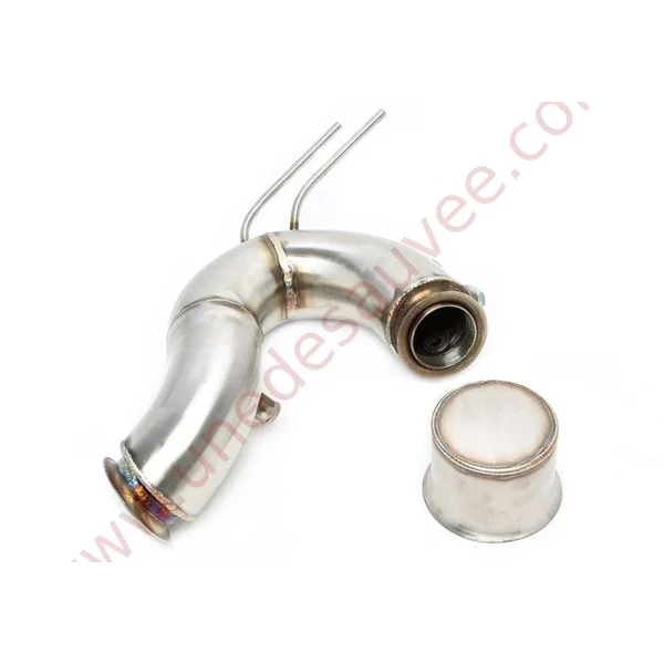 DOWNPIPE INOX SANS CATALYSEUR 75MM RÉFÉRENCE 06VW021 POUR AUDI A3 8V / SEAT LEON 5F / SKODA OCTAVIA 5E / VOLKSWAGEN GOLF 7 AU 1.6 TDI ET 2.0 TDI 90 À 184 CH (2012-2020) COMPATIBLE TRACTION ET 4 ROUES MOTRICES