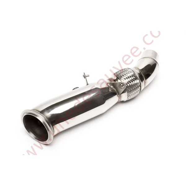 DOWNPIPE INOX SANS CATALYSEUR AVEC FLEXIBLE 4 POUCES RÉFÉRENCE 06BM006 POUR BMW SÉRIE 1 F20 F21, SÉRIE 2 F22 F23, SÉRIE 3 F30 F31 F34 ET SÉRIE 4 F32 F33 F36 MOTEUR N20 184 À 245 CH 2011-2016