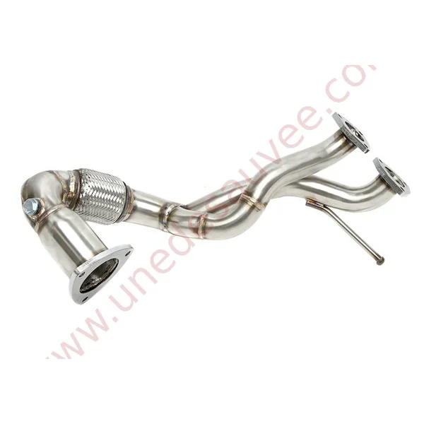 DOWNPIPE INOX SANS CATALYSEUR AVEC FLEXIBLE AVANT Y-PIPE 48MM RÉFÉRENCE 06AU042 POUR AUDI TT 8N QUATTRO 1.8 TURBO 224 CH 1999-2006