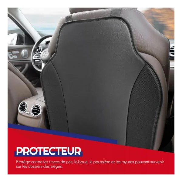 Duo protège dossier siège Noir - OTOM