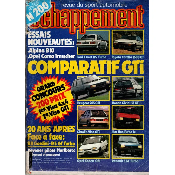 Echappement N°200 Juin 1985