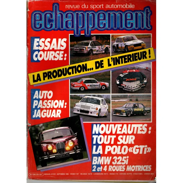 Echappement N°203 Septembre 1985