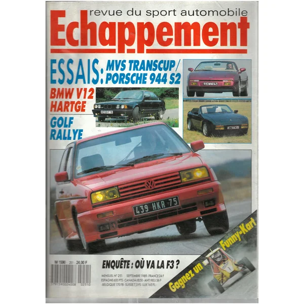 Echappement N°251 Septembre 1989