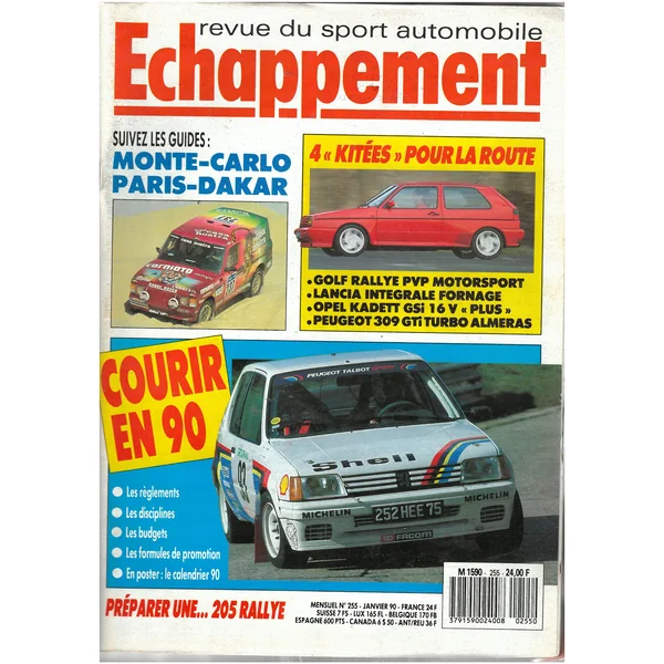 Echappement N°255 Janvier 1990