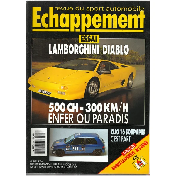 Echappement N°265 Novembre 1990