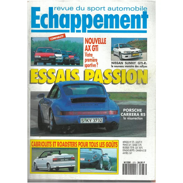 Echappement N°273 Juillet 1991