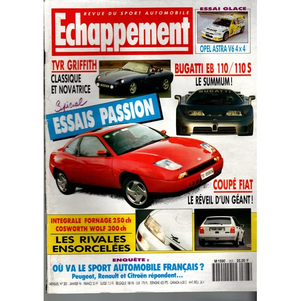 Echappement N°303 Janvier 1993