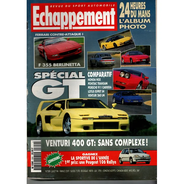 Echappement N°309 Juillet 1994