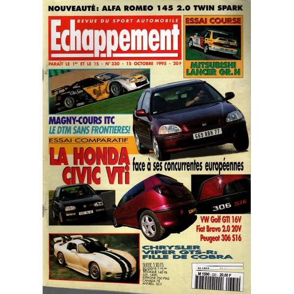 Echappement N°330 Octobre 1995
