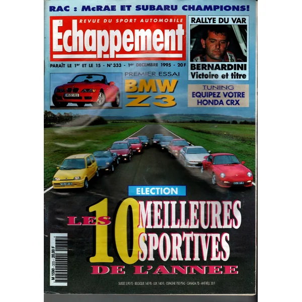 Echappement N°333 Décembre 1995