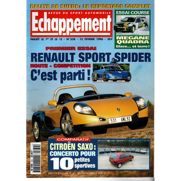 Echappement N°338 Février 1996