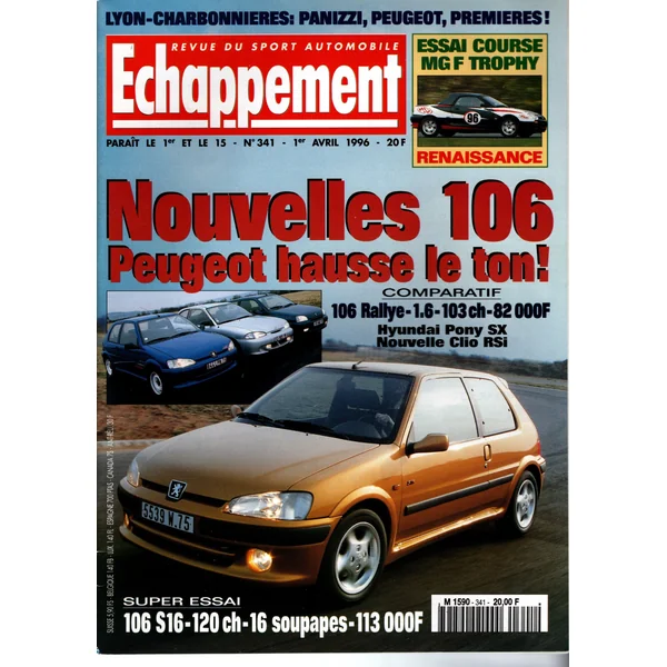 Echappement N°341 Avril 1996