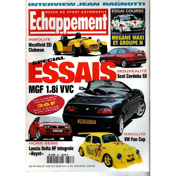 Echappement N°347 Juillet 1996