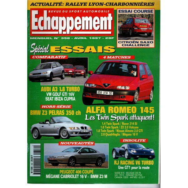 Echappement N°356 Avril 1997