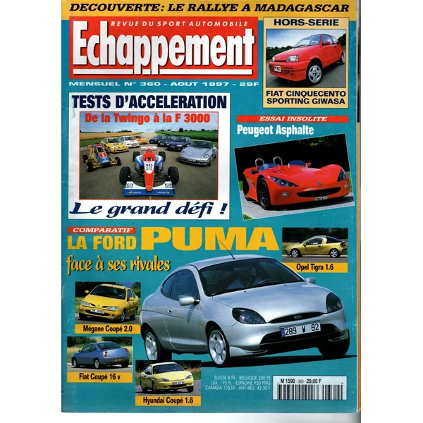 Echappement N°360 Août 1997