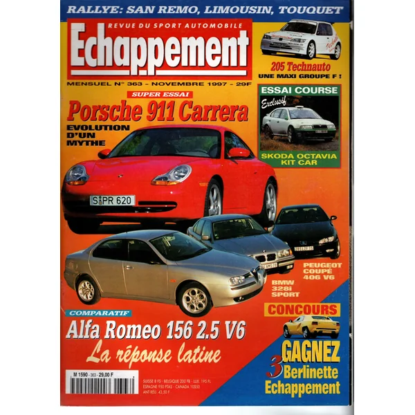 Echappement N°363 Novembre 1997