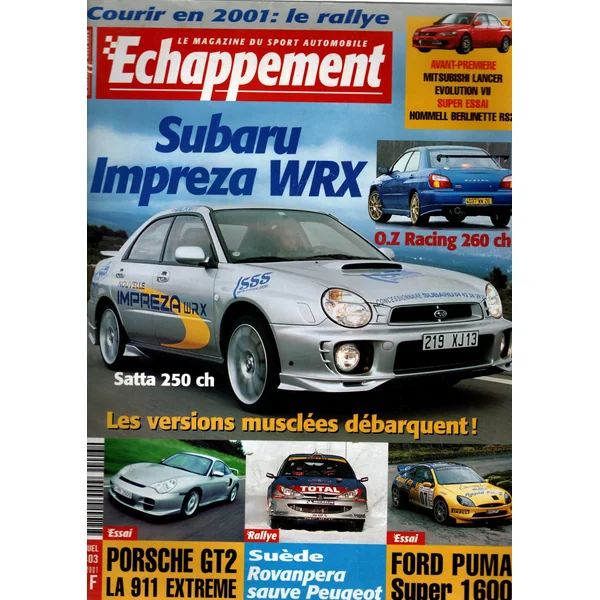 Echappement N°403 Mars 2001