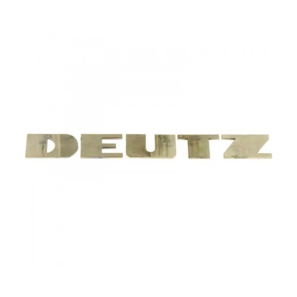 Emblème DEUTZ face sur capot 250x33 - Deutz D06