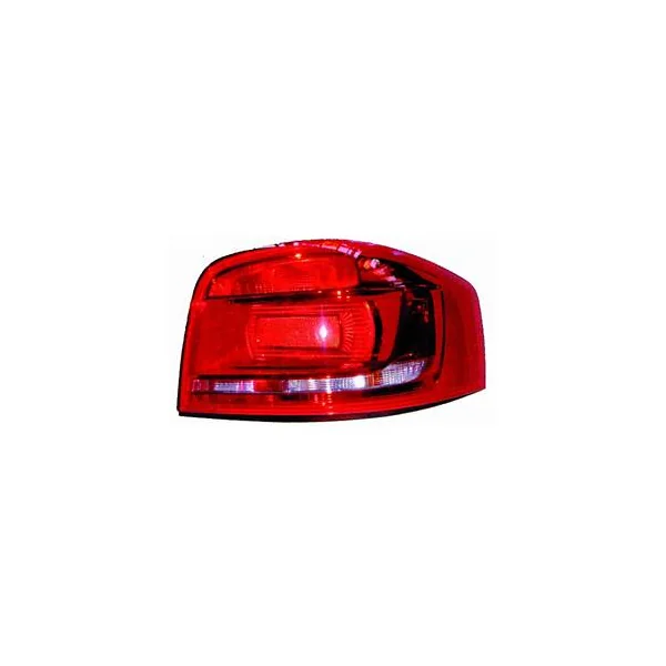 Feu arrière droit pour AUDI A3 II ph.3 (3 portes) 2008-2012, (rouge), Neuf