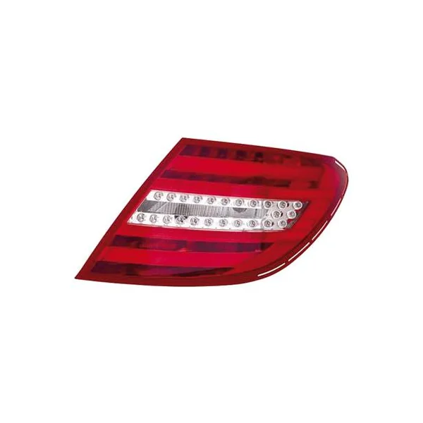 Feu arrière droit pour MERCEDES (W204) CLASSE C ph. 2 2011-2014, rouge incolore, Mod. Berline-Coupé, Neuf